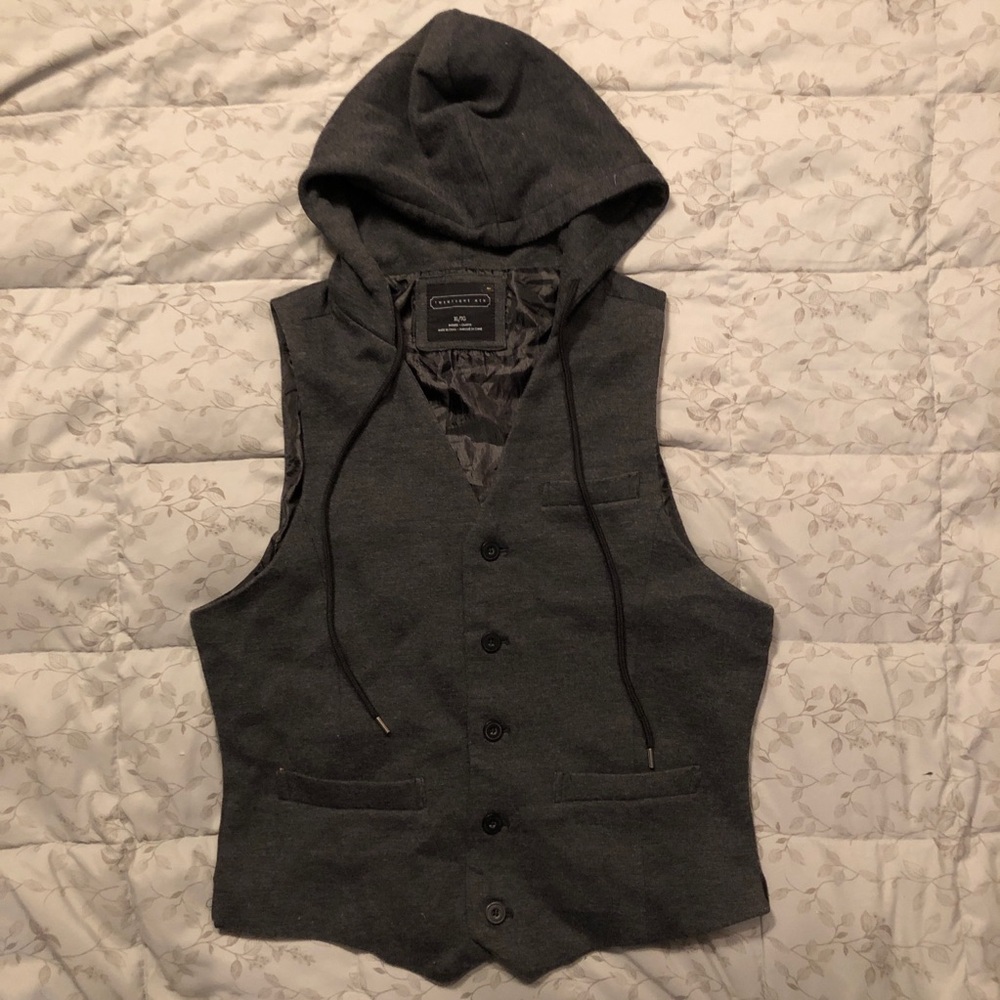 Casual Hooded Vest - Twenty One for Men